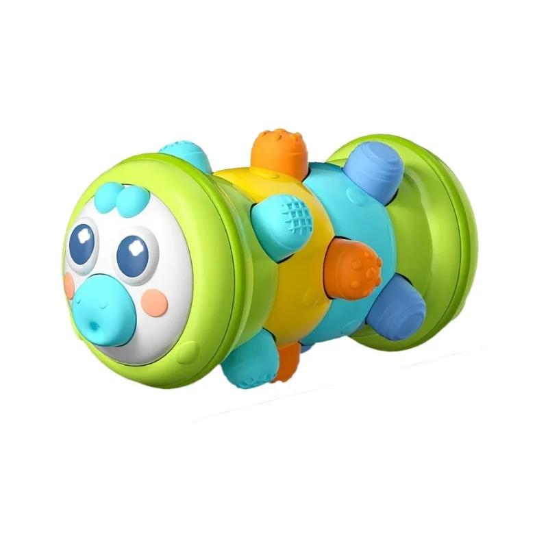 

Игрушки для обучения ползанию малышей 1 шт., роликовый пресс-гусеница, раннее образование, головоломка, упражнения для пальцев, игрушки для младенцев