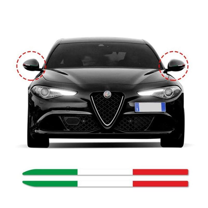 Auto Rückspiegel Dekoration Girlande Aufkleber Für Alfa Romeo Giulia Stelvio 147 159 Giulietta Modifikationszubehör