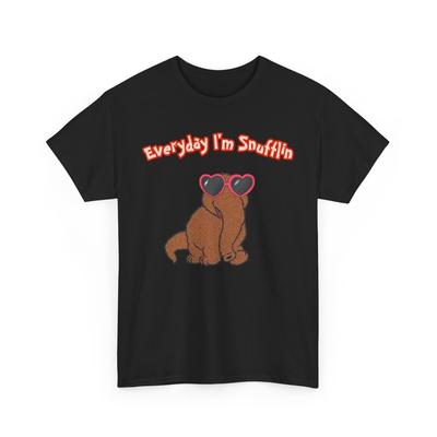 T-shirt Divertente di Snuffy, Maglietta Divertente di Sesame Street, Ogni Giorno Sto Snufflin Top,