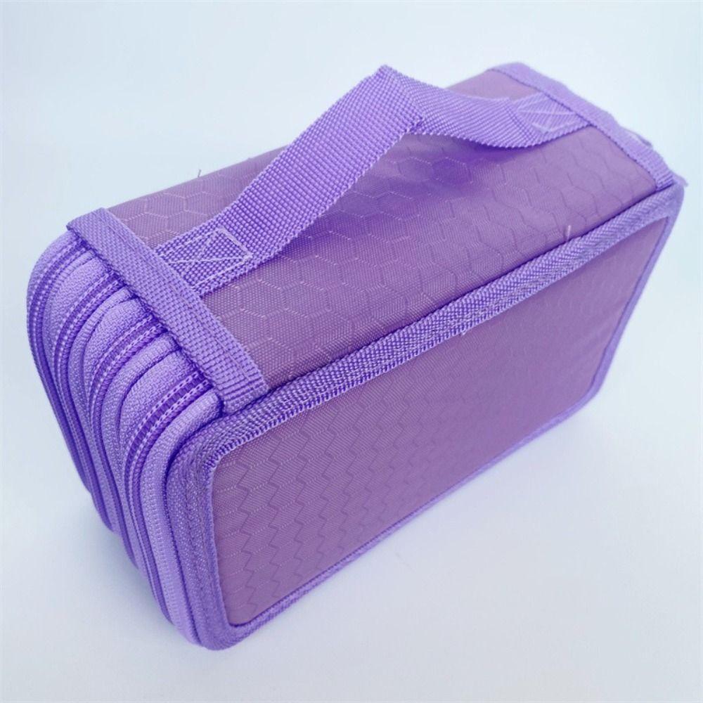 Torba na 72 długopisy Wodoodporna Torba do przechowywania artykułów piśmiennych Zapięcie na zamek Piórnik Szkolny Biurowy