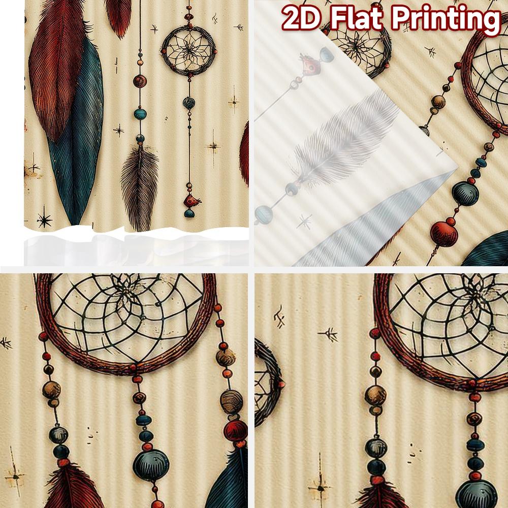 2D flat Photography Backdrop Photography Backdrop Dreamcatchers with Feathers 100% Polyester Family Party for Home