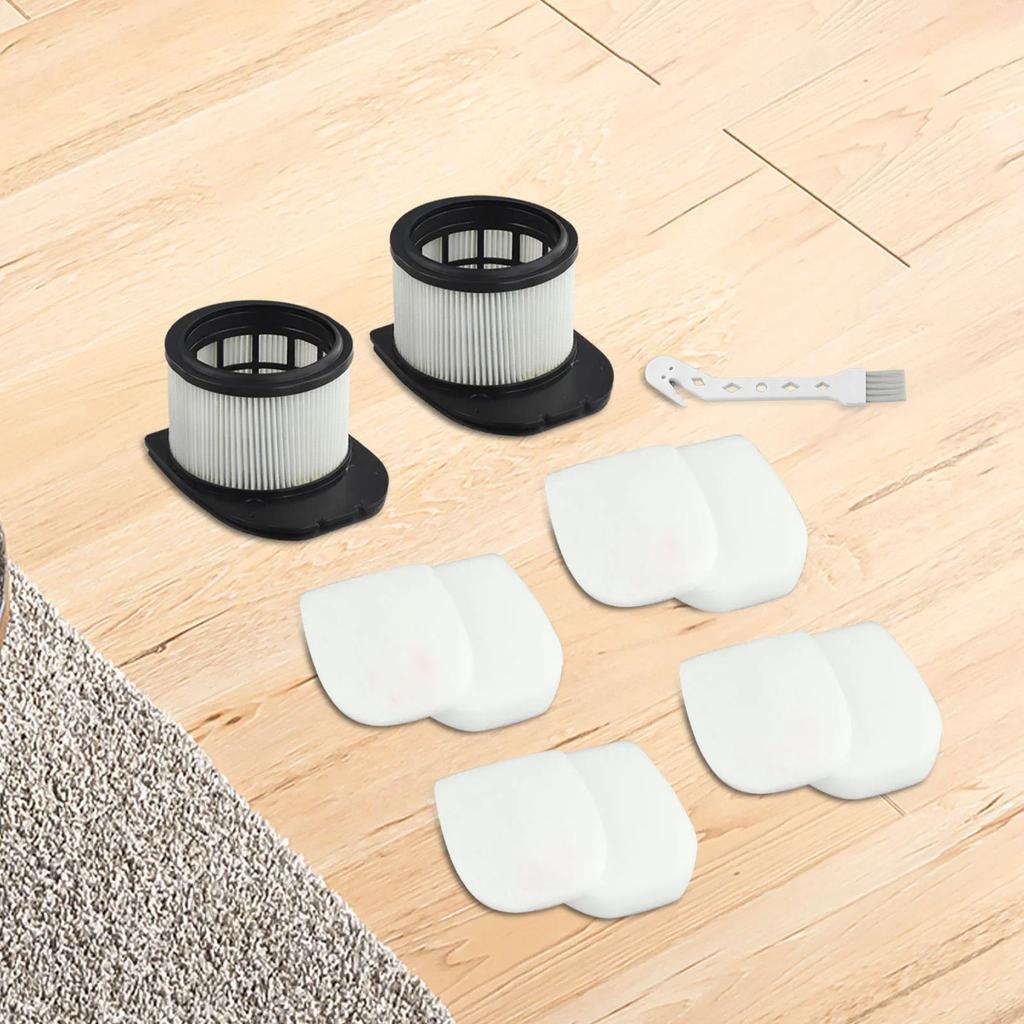 7pcs Filters Sets For Shark  For DuoClean IZ400UK IZ400UKT IZ420UK IZ420UKT Cordless Vacuum Cleaner Replace Parts Cleaning Tools