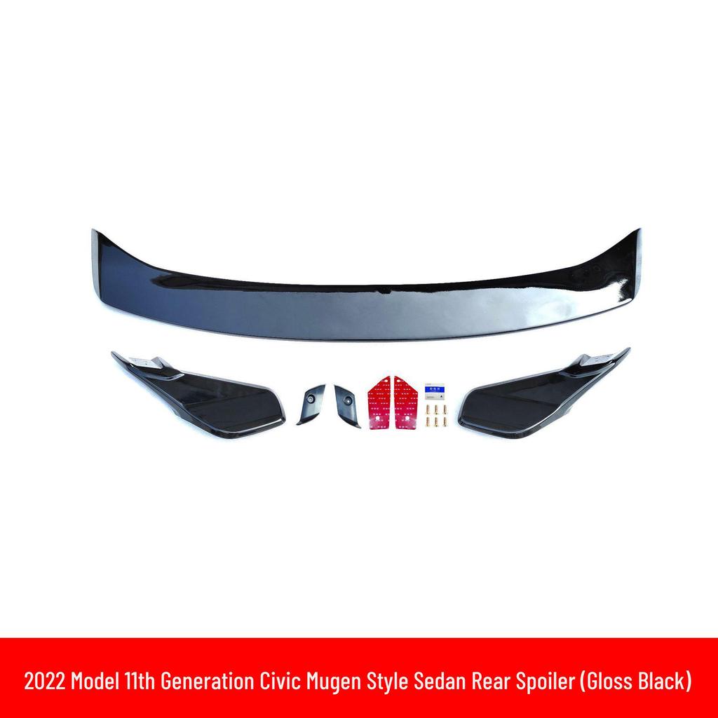 2022 11th Gen Civic Mugen Style Rear Spoiler Wing Kit