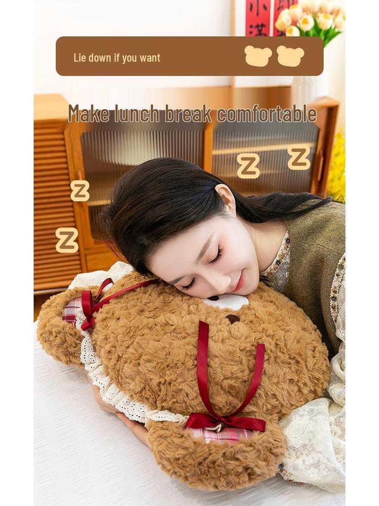 Plüsch-Schnupfenbär Kopfkissen: Kuschelkissen & Puppe für Kinder