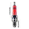 Motorcycle Spark Plug 1/3 Electrodes A7TC D8TC For GY6 CG 50 70 110 125 150CC Motorcycle ATV Scooter Dirt Bike Go Kart