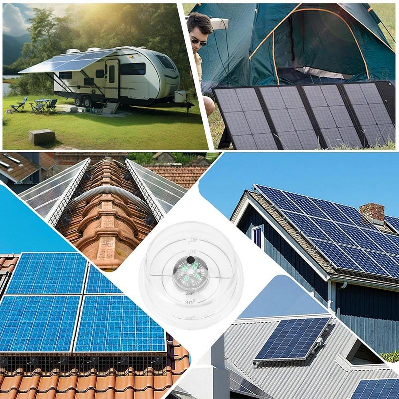 Solar Panel Tracker UV-Resistant Outdoor Solar Angle Meter With Compass Solar Panel Sun Tracker Portable Solar Panel Accessories