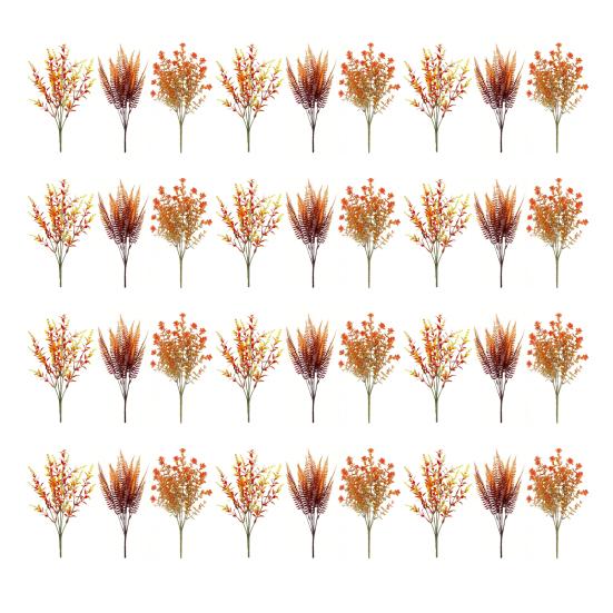 Autumn Artificial Flowers Outdoor Fake Plants UV Resistant Faux Flower In Bulk for Hanging Planters Porch Garden Vase Window Box