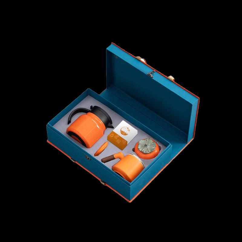 BRS Auspicious Persimmon Cultural Tea Set