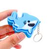Cartoon Animals Clicker Keychain Educational Stress Relief Decompression Toy for Kids Bag Charm