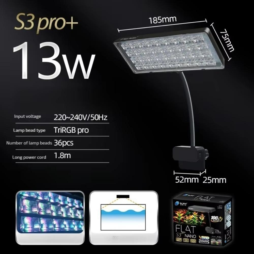 Super Cienkie Oświetlenie LED do Akwarium Regulowana Rozsuwana Lampa Światło do Akwarium Wzrost Roślin