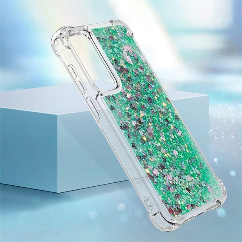 Phone Protective Shell Glittering Liquid Case for A53/A56 Scratchproof Housing Cover Phone Protector Case Shockproof