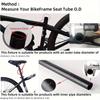 2pcs Mountain Bike Quick-release Seat Tube Clamp, Suitable for Bicycles with Pipe Diameter of 31.8mm, Aluminum Alloy Saddle Lock Clip