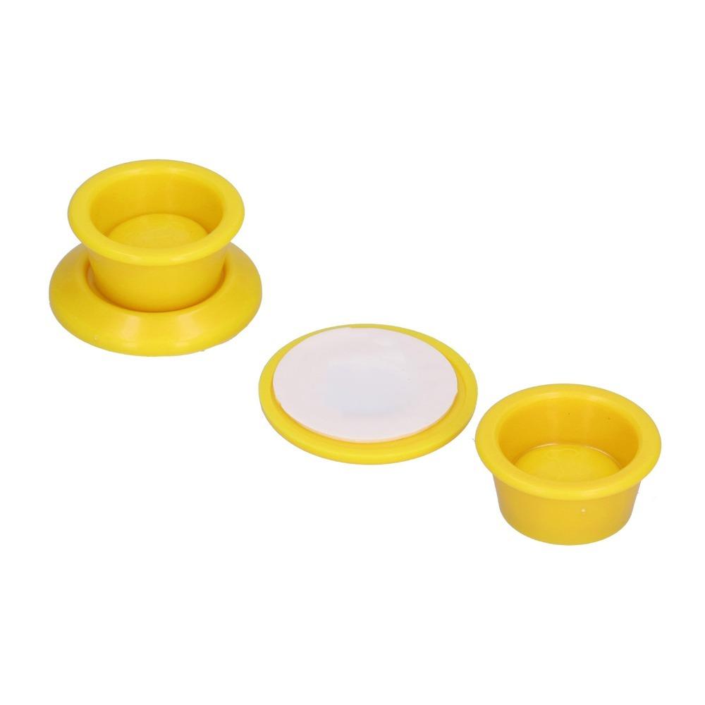 2 Stück Saugnapf Haustier Urinmatte Aufkleber Gelb Haustiertraining Matte Klemme Flache Oberfläche Installation