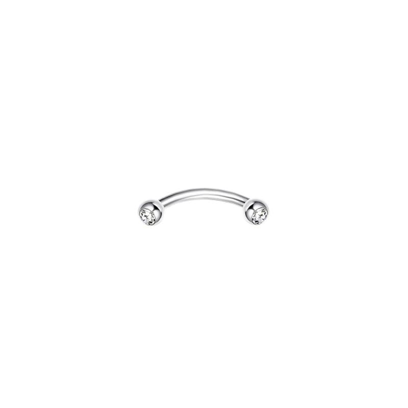 1/11Pcs 16G Eyebrow Rings for Women, Curved Barbell Belly Lip Rings Cartilage Daith Earring Tragus Helix Rook Piercing Jewelry