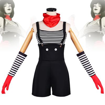 Costum Nou de Cosplay pentru Festivalul de Artă Pisică Mima cu Dungi Costum Vintage Stil Mima Costum de Cosplay pentru Scenă Joc de Rol Ținută pentru Femei
