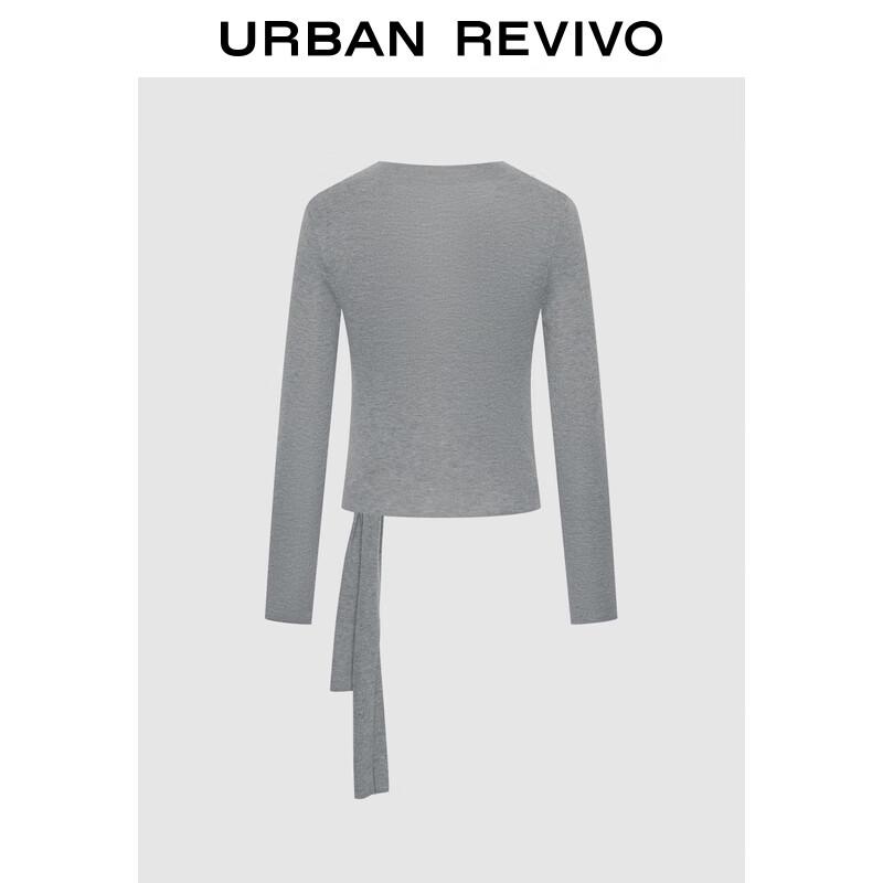 

UR Women s Grey Strappy Knit Top M