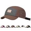 Unisex Cuon Denim Letter Leather Label Baseball Caps Quick Drying Hat Spring Autumn Sunscreen Hat Adjustable Casual Trucker Hats