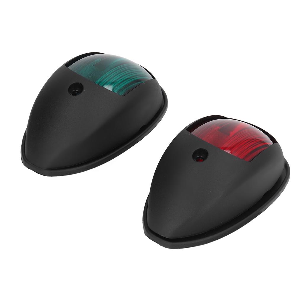 2 Pcs LED Boat Navigation Light Green   Red Port 1NM Visibility IP66 Waterproof LED Boat Bow Lights  1224V