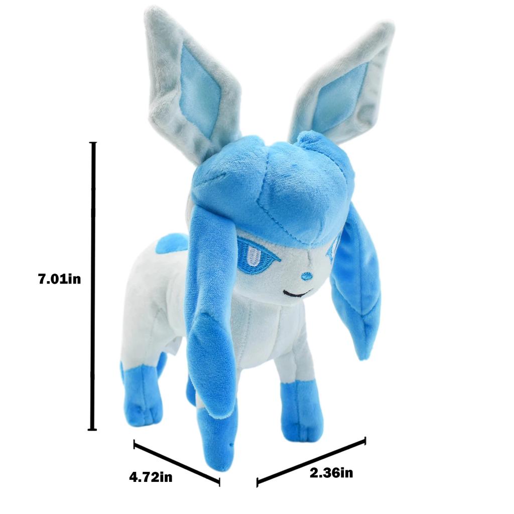 Leafeon Vaporeon Glaceon Sylveon Espeon Umbreon Vaporeon Sylveon Fluffy Collectible Stuffed Fauna Item Snuggly Plushies Illustrated Collectible