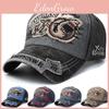 Embroidery Shark Baseball Cap Outdoors Casual Peaked Caps Sun Gift Protection