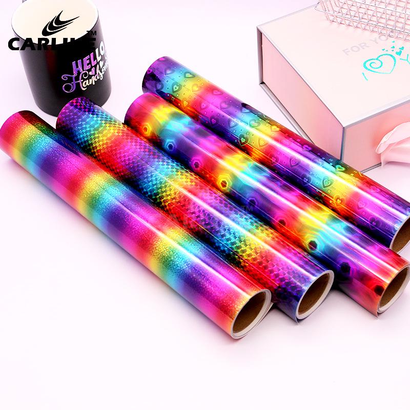 Xinlang Iridescent Laser Gradient DIY Decorative Car Sticker
