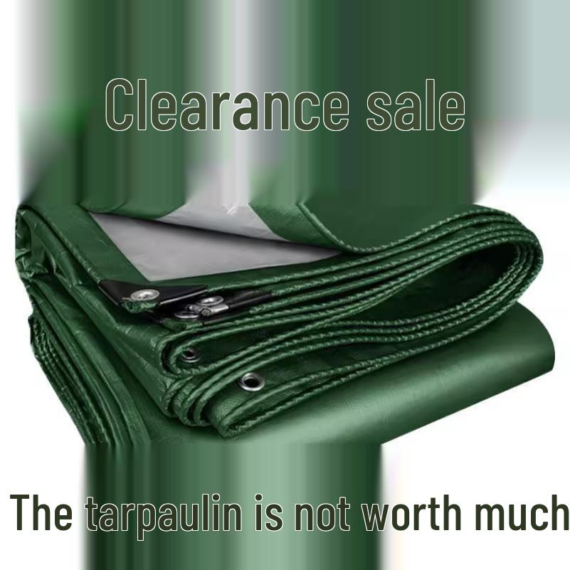 Утолщенный водонепроницаемый брезент из парусины - Дождестойкий, солнцезащитный, полосатая клеенка 2m x 3m Thickened