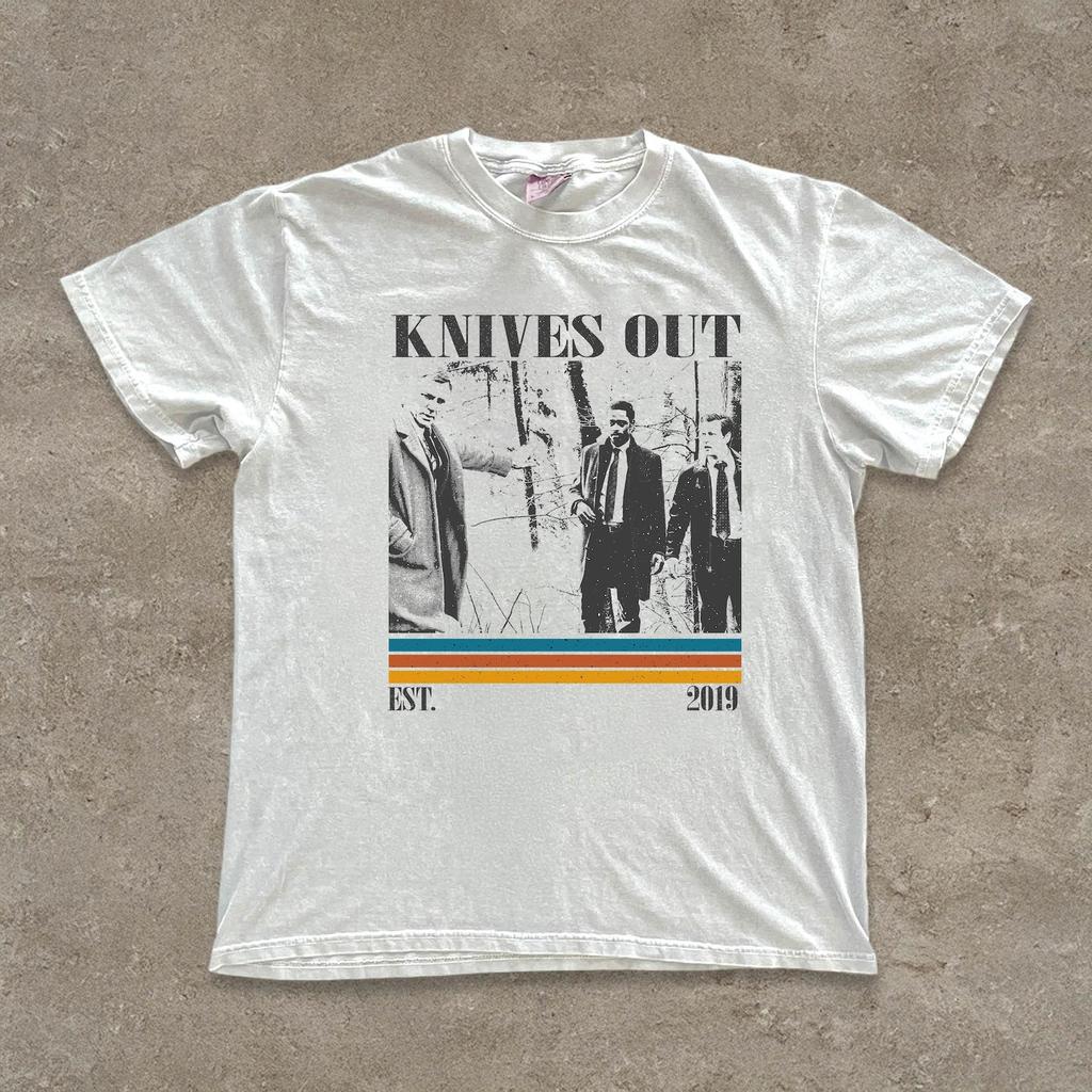 Knives Out Movie T-Shirt and kids tshirt, Retro Film Shirt and kids tshirt, Comfort Colors Unisex T-Shirt and kids tshirt