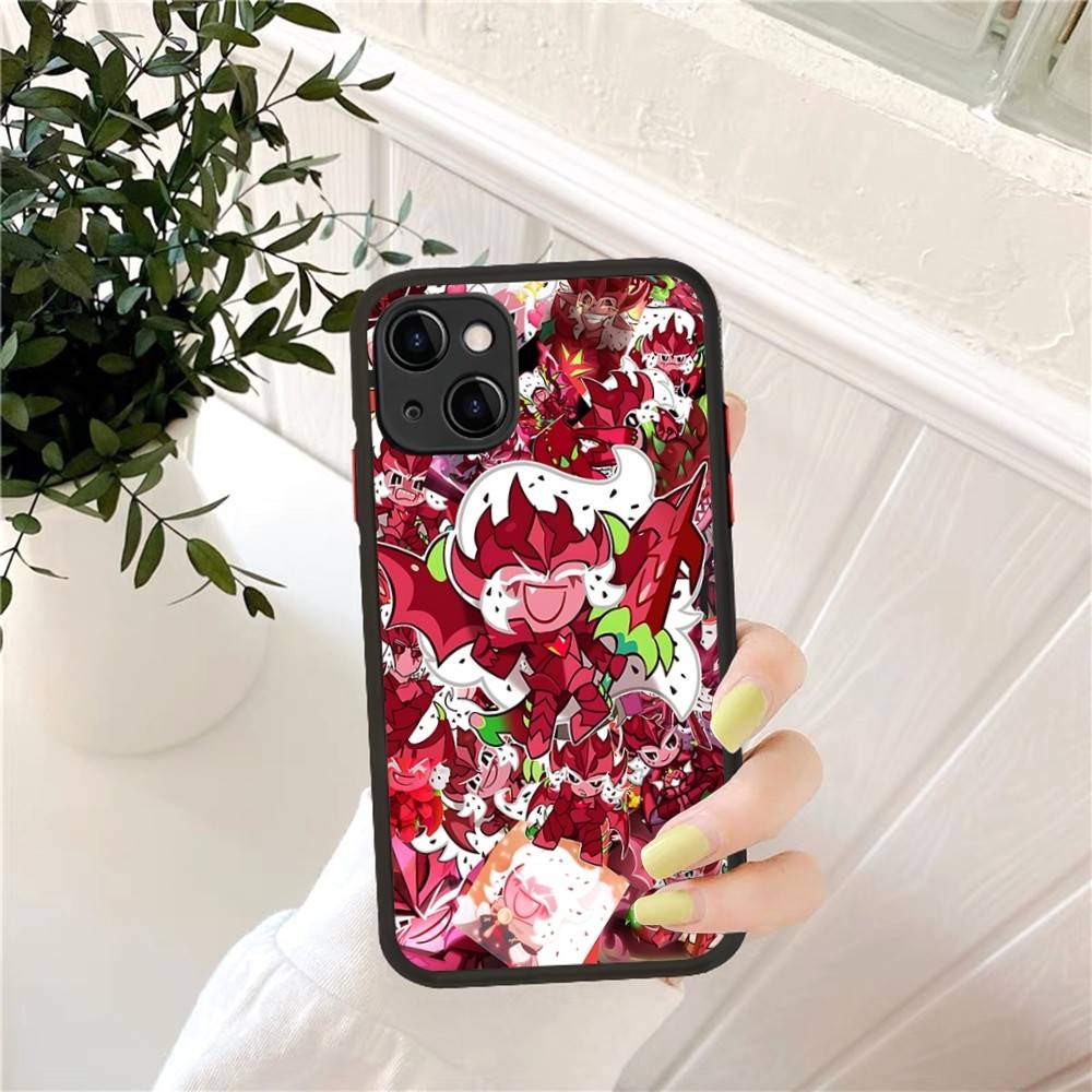 Game Cookie Run Cute Kingdom Phone Case for iPhone 16 15 14 11 12 13 Pro Max X XS Translucent Matte Cover