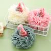 Bath Sponge Ice Cream Shape Exfoliating Loofah Body Scrubber Shower Cleaning Loofahs Bathroom Men Women Bathing Accessories
