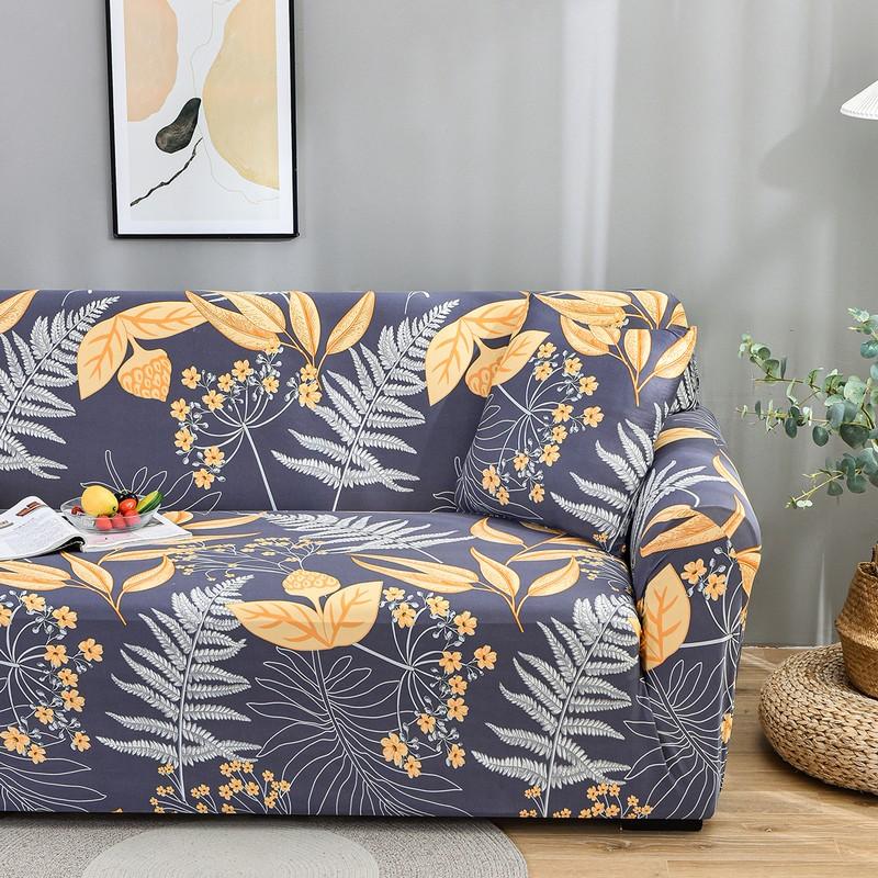 Geometric Sofa Covers For Living Room Modern Elastic Sofa Cover Corner Sofa Slipcovers Armchair Couch Cover 1/2/3/4-Seat 1Pc