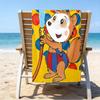 Ultra-Soft Beach Towel with Bobo Theme,Ideal for Pool - Camping, Diving - Perfect Travel Essential, Vibrant Beach Towel.