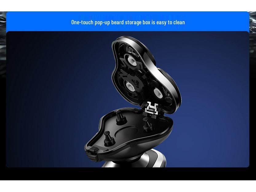 Yangzi Mini Electric Shaver for Men - Small Beard Trimmer, Super Clean Steel Cutter.