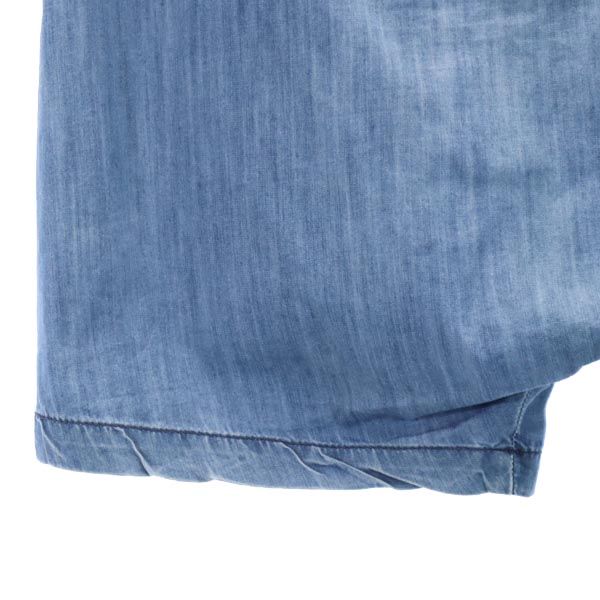 Marni Made In Italy Chambray Denim Shorts W24 Blue Women Used