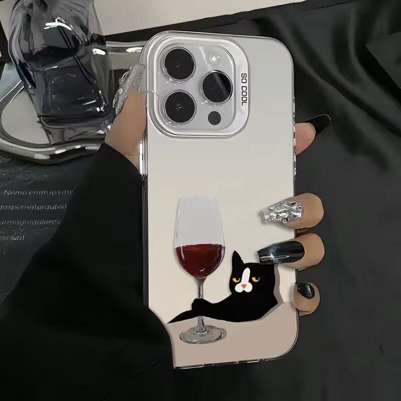 Funny Cat Daily Life Phone Case For iPhone 17 Case iPhone 15 16 Pro Max 11 12 1314 Pro Plus XR XS 16E Air Bumper Back Cover