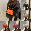 Street Style Pu Small Shoulder Bag With Car Stitching For Daily Use