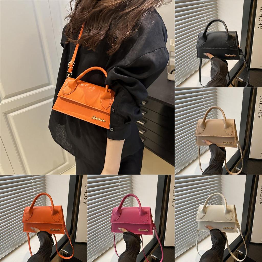 Street Style Pu Small Shoulder Bag With Car Stitching For Daily Use