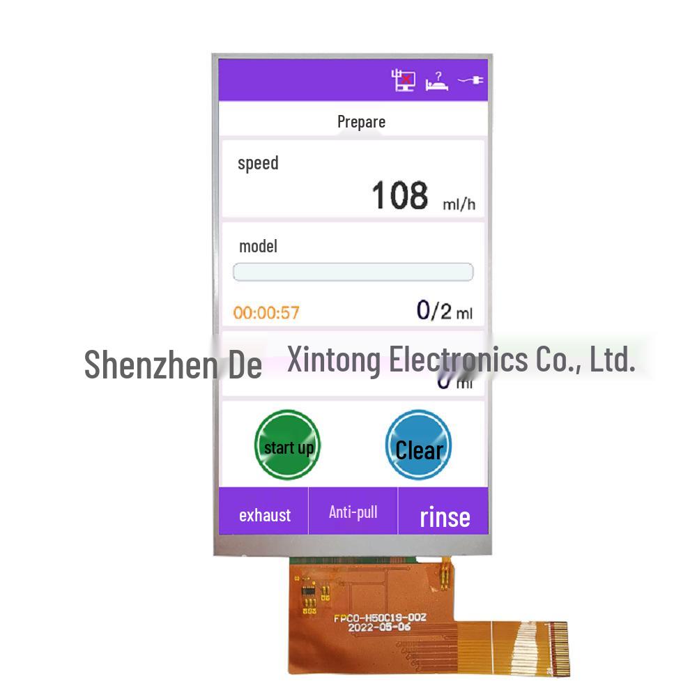 5-inch 720P 24PIN MIPI LCD with Touchscreen Support