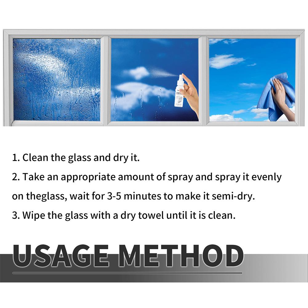 1/3/5/10PCS Car Glass Cleaning Anti-fog Spray Cleans Dust Stains Auto Glass Anti Rain Mirror Cleaning Spray Car Accessories