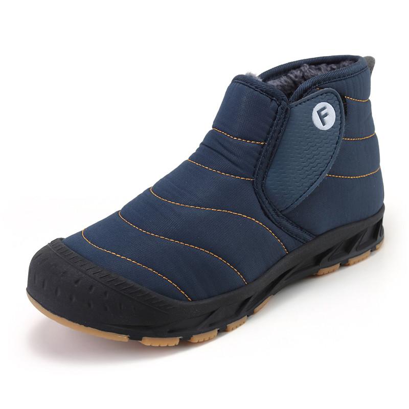 New Casual Men Ankle Boots High Quality Keep Warm Men Snow Boots Couple Comfortable Winter Waterproof Shoes Outdoor Men Sneakers