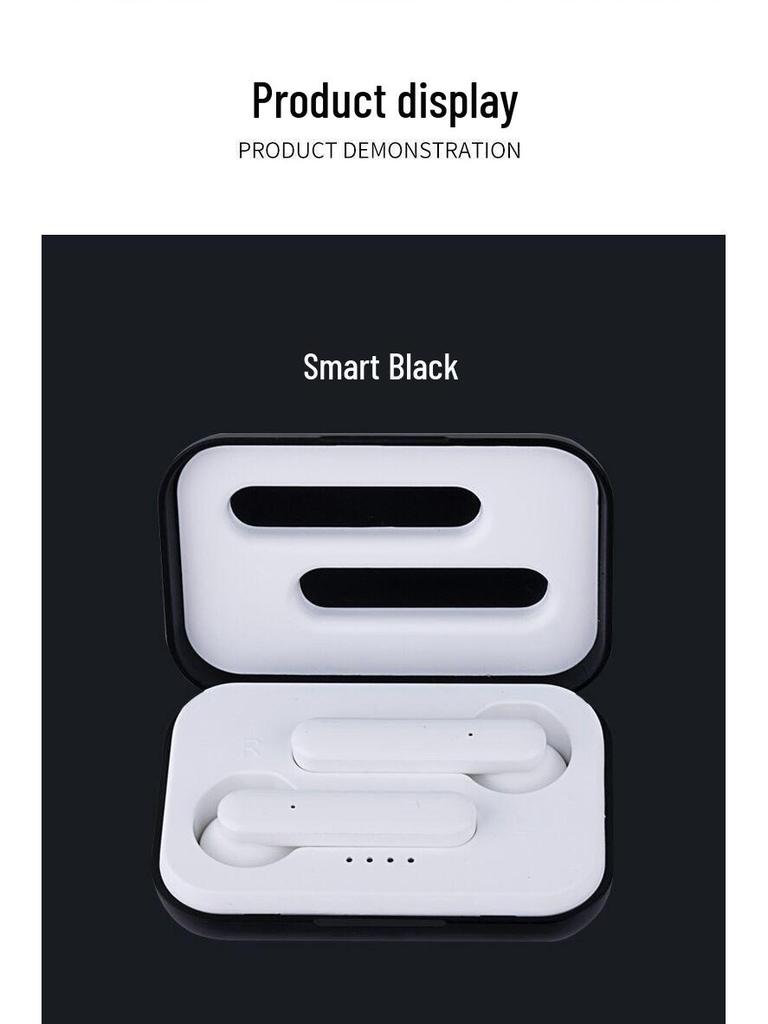 TWS Bluetooth 5.0 Wireless In-Ear Sport Earbuds with Dual Ear Design