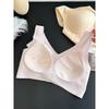 Summer Jelly Strip Bra with Cool Cups, Breathable Ultra-Thin Vest-Style, Naked-Feel Quick-Dry Underwear for Women, Minimizes Large Busts, Wireless