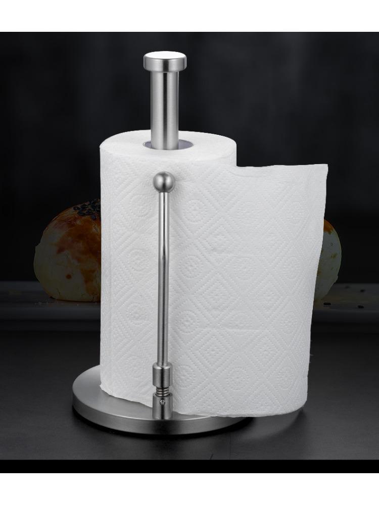 

Подставка-держатель для бумажных полотенец из нержавеющей стали, креативная кухонная стойка для салфеток, полка для пищевой пленки без сверления