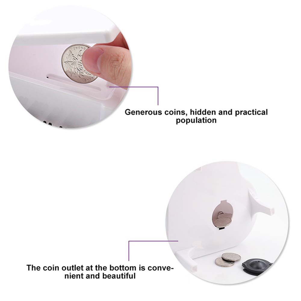 Piano Shape Piggy Bank Coin Money Saving Box Jar Desktop Ornaments  For Children Birthday Gift Wholesale