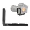 Black Aluminum Alloy Quick Release Plate Hand L Shape Bracket Accessory for Canon EOS 5D Mark II