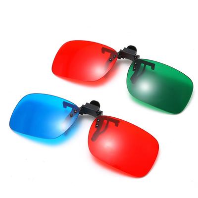 Creative 3D brýle Červené a modré Cinema polarizační 3D stereo brýle