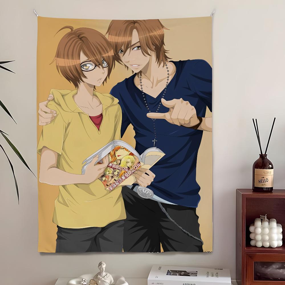 Love Stage BL Anime Wall Tapestry Izumi Sena Ryoma Ichijo Scene Wall Hanging for Yaoi Manga Fans Bedroom Dorm Decor