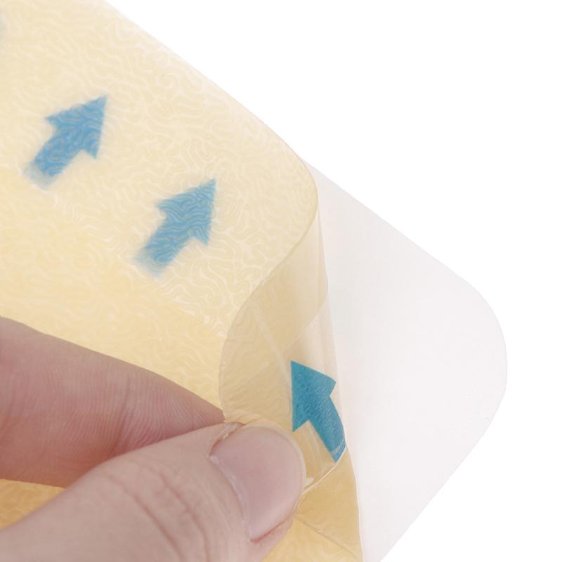 5Pcs Portable Hydrocolloid Adhesive Dressing Wound Dressin Self Adhesive Breathable Ultra Thin Waterproof Bedsore Heal Pad Patch
