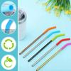 6Pcs/Set Soft Silicone Straw Covers Straws Tips Covers Fit For 9Mm Wide Reusable Stainless Steel Straw Nozzles