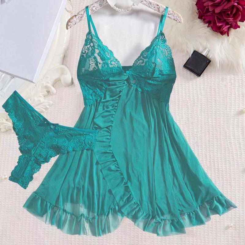 

Тюль Подтяжки Изысканные женские Lencerias кружева V-образный вырез нижнее белье полупрозрачные стринги платье комплект женское нижнее белье ночные рубашки XXL