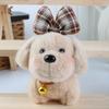 Bow Dog Bell Cute Plush Doll Keychain For Bag Decoration And Gift Collectors